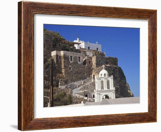 Castle, Mandraki, Nissyros, Dodecanese, Greek Islands, Greece, Europe-Ken Gillham-Framed Photographic Print