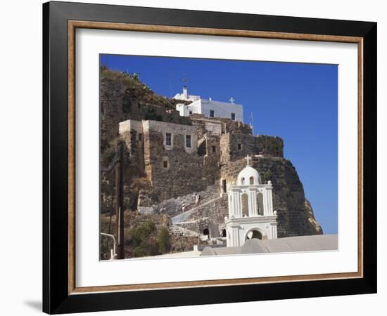Castle, Mandraki, Nissyros, Dodecanese, Greek Islands, Greece, Europe-Ken Gillham-Framed Photographic Print