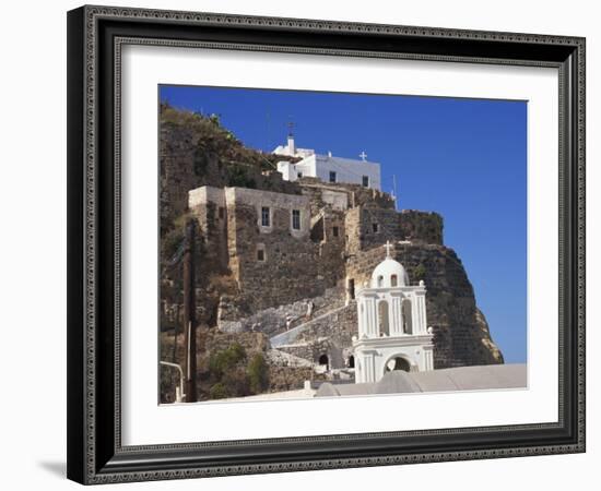 Castle, Mandraki, Nissyros, Dodecanese, Greek Islands, Greece, Europe-Ken Gillham-Framed Photographic Print