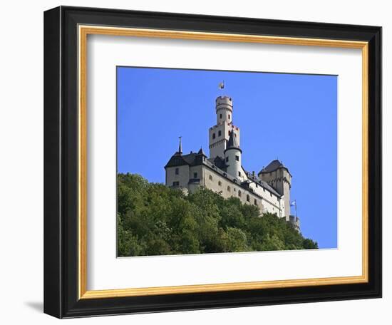 Castle Marksburg, Braubach, Germany-Miva Stock-Framed Photographic Print