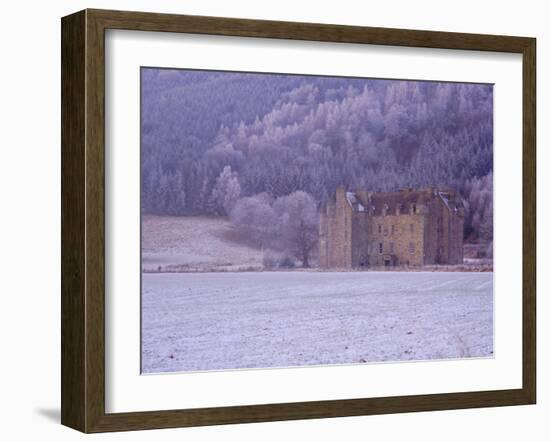 Castle Menzies in Winter, Weem, Perthshire, Scotland, UK, Europe-Kathy Collins-Framed Photographic Print