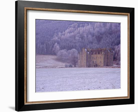 Castle Menzies in Winter, Weem, Perthshire, Scotland, UK, Europe-Kathy Collins-Framed Photographic Print