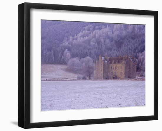 Castle Menzies in Winter, Weem, Perthshire, Scotland, UK, Europe-Kathy Collins-Framed Photographic Print