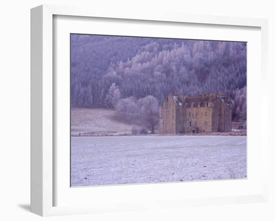 Castle Menzies in Winter, Weem, Perthshire, Scotland, UK, Europe-Kathy Collins-Framed Photographic Print