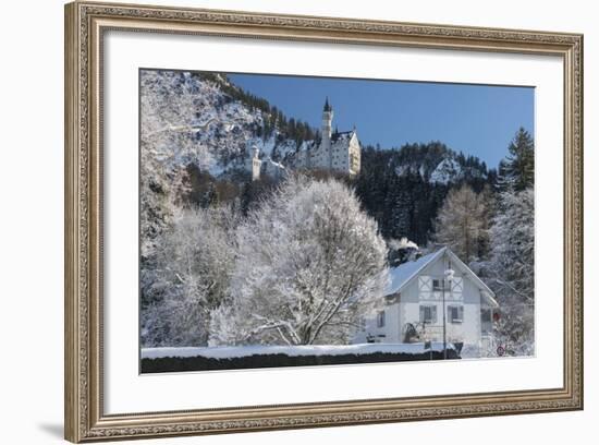 Castle Neuschwanstein, Schwangau, Allgau, Bavarians, Germany-Rainer Mirau-Framed Photographic Print