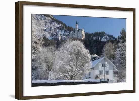 Castle Neuschwanstein, Schwangau, Allgau, Bavarians, Germany-Rainer Mirau-Framed Photographic Print