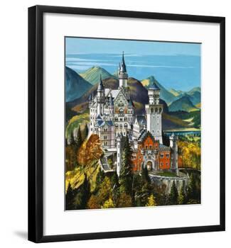Castle Neuschwanstein-Dan Escott-Framed Giclee Print