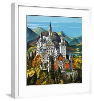 Castle Neuschwanstein-Dan Escott-Framed Giclee Print