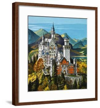 Castle Neuschwanstein-Dan Escott-Framed Giclee Print