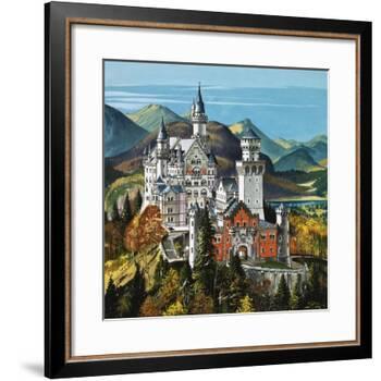 Castle Neuschwanstein-Dan Escott-Framed Giclee Print