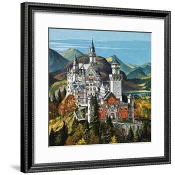 Castle Neuschwanstein-Dan Escott-Framed Giclee Print