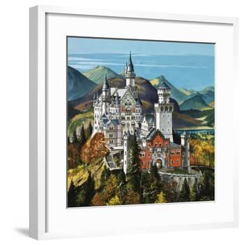 Castle Neuschwanstein-Dan Escott-Framed Giclee Print