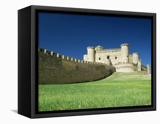 Castle of Belmonte, Castile La Mancha, Spain-Michael Busselle-Framed Premier Image Canvas