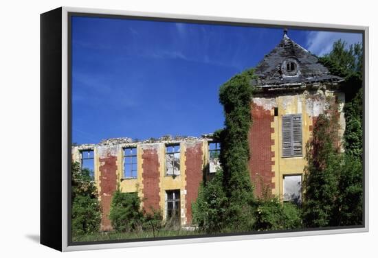 Castle of Coupvray Ruins, Ile-De-France, France, 16th-17th Century-null-Framed Premier Image Canvas