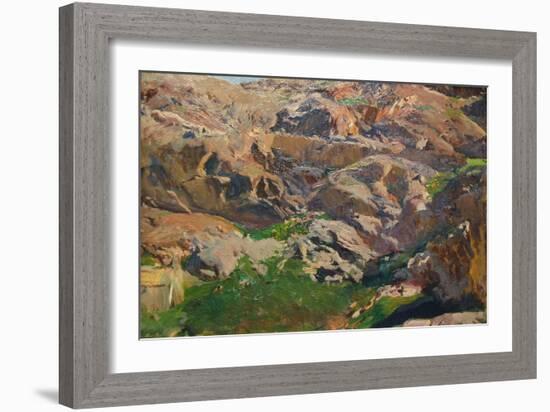 Castle of San Servando, Toledo-Joaquín Sorolla y Bastida-Framed Art Print