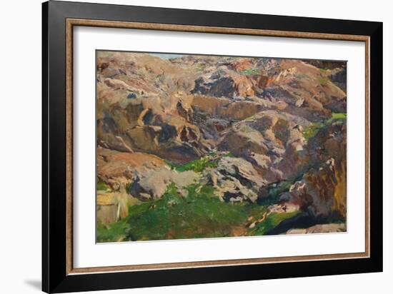 Castle of San Servando, Toledo-Joaquín Sorolla y Bastida-Framed Art Print