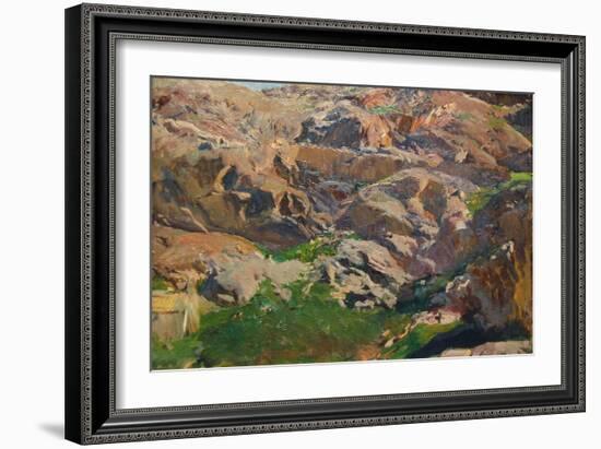 Castle of San Servando, Toledo-Joaquín Sorolla y Bastida-Framed Art Print