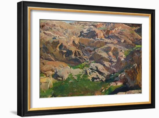 Castle of San Servando, Toledo-Joaquín Sorolla y Bastida-Framed Art Print