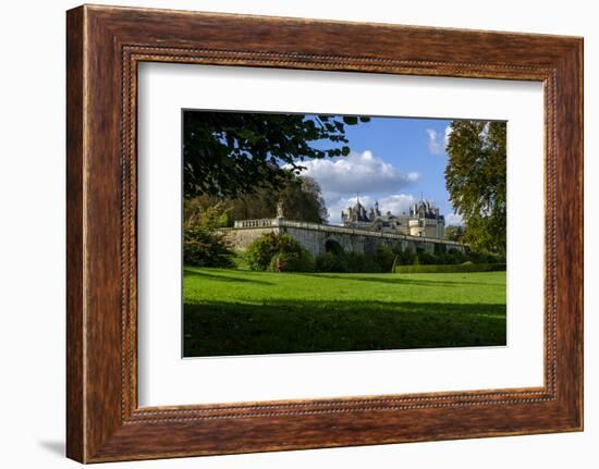 Castle of the Lude (Chateau du Lude), dated from 14th to 17th century, Le Lude, Sarthe, Pays de la -Nathalie Cuvelier-Framed Photographic Print