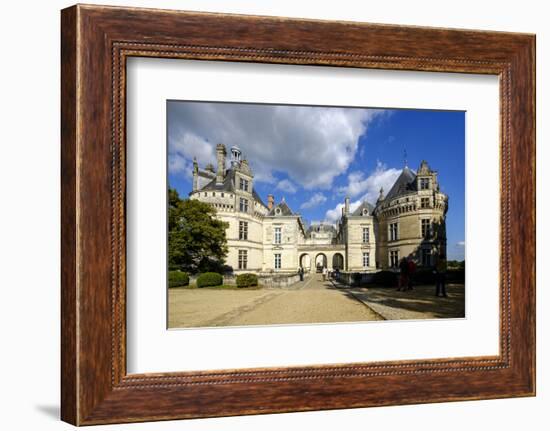 Castle of the Lude (Chateau du Lude), dated from 14th to 17th century, Le Lude, Sarthe, Pays de la -Nathalie Cuvelier-Framed Photographic Print