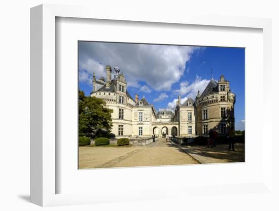 Castle of the Lude (Chateau du Lude), dated from 14th to 17th century, Le Lude, Sarthe, Pays de la -Nathalie Cuvelier-Framed Photographic Print