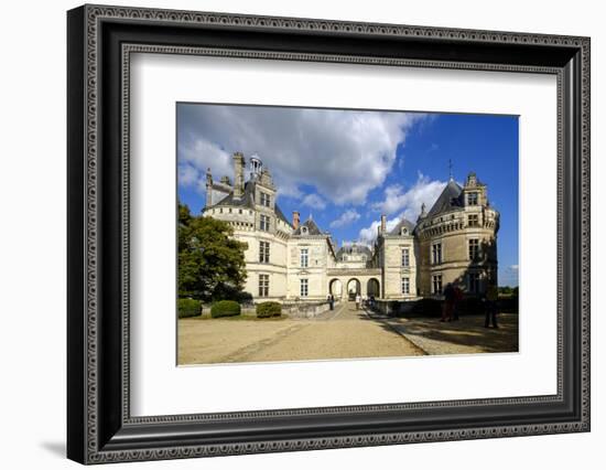 Castle of the Lude (Chateau du Lude), dated from 14th to 17th century, Le Lude, Sarthe, Pays de la -Nathalie Cuvelier-Framed Photographic Print