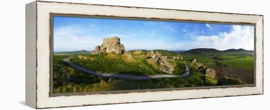 Castle on a Hill, Dunamase Castle, Port Laoise, County Laois, Republic of Ireland-null-Framed Stretched Canvas