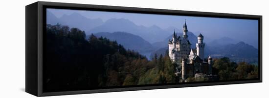 Castle on a Hill, Neuschwanstein Castle, Bavaria, Germany-null-Framed Premier Image Canvas