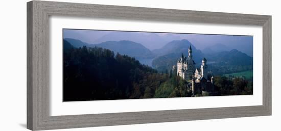 Castle on a Hill, Neuschwanstein Castle, Bavaria, Germany-null-Framed Photographic Print