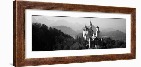 Castle on a Hill, Neuschwanstein Castle, Bavaria, Germany--Framed Photographic Print