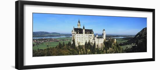 Castle on a Hill, Neuschwanstein Castle, Ostallgau, Bavaria, Germany-null-Framed Photographic Print