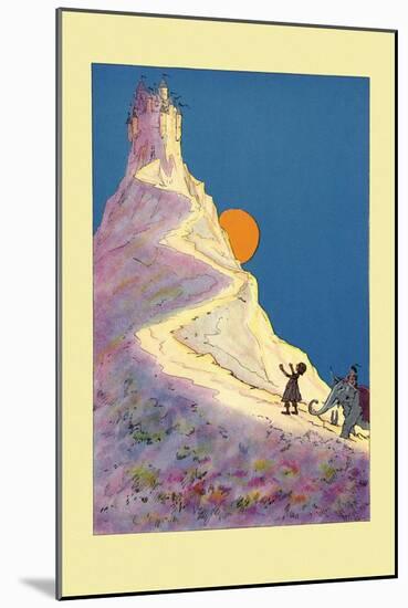 Castle on a Mountain-John R. Neill-Mounted Art Print