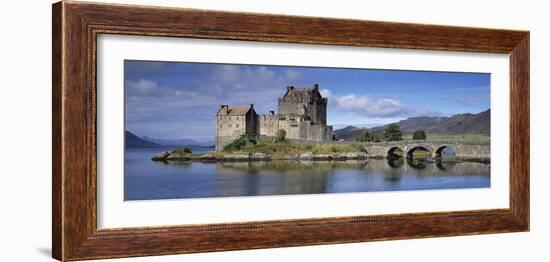 Castle on an Island, Eilean Donan, Loch Duich, Dornie, Highlands Region, Scotland-null-Framed Photographic Print