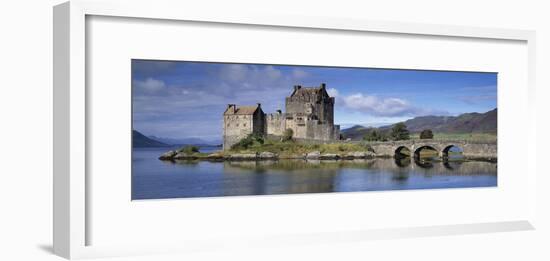 Castle on an Island, Eilean Donan, Loch Duich, Dornie, Highlands Region, Scotland-null-Framed Photographic Print