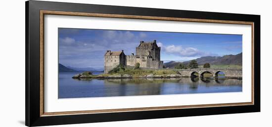 Castle on an Island, Eilean Donan, Loch Duich, Dornie, Highlands Region, Scotland-null-Framed Photographic Print