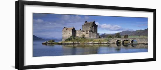 Castle on an Island, Eilean Donan, Loch Duich, Dornie, Highlands Region, Scotland-null-Framed Photographic Print