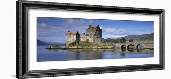 Castle on an Island, Eilean Donan, Loch Duich, Dornie, Highlands Region, Scotland-null-Framed Photographic Print