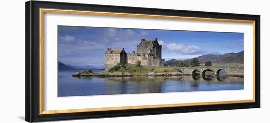 Castle on an Island, Eilean Donan, Loch Duich, Dornie, Highlands Region, Scotland-null-Framed Photographic Print