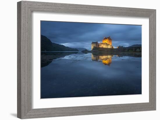 Castle On An Island In Scotland-Philippe Manguin-Framed Photographic Print