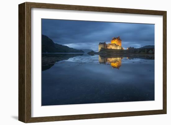 Castle On An Island In Scotland-Philippe Manguin-Framed Photographic Print