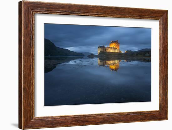 Castle On An Island In Scotland-Philippe Manguin-Framed Photographic Print