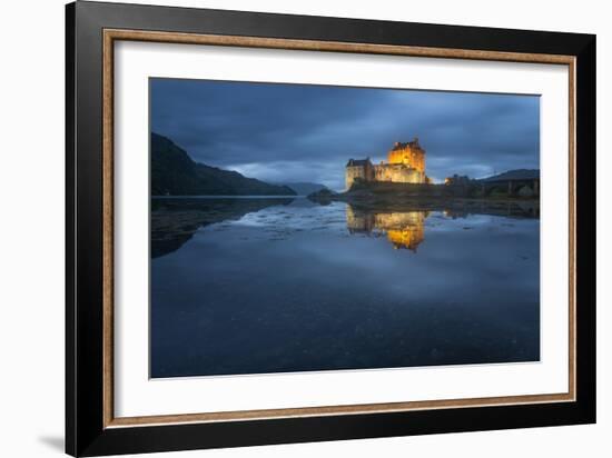 Castle On An Island In Scotland-Philippe Manguin-Framed Photographic Print