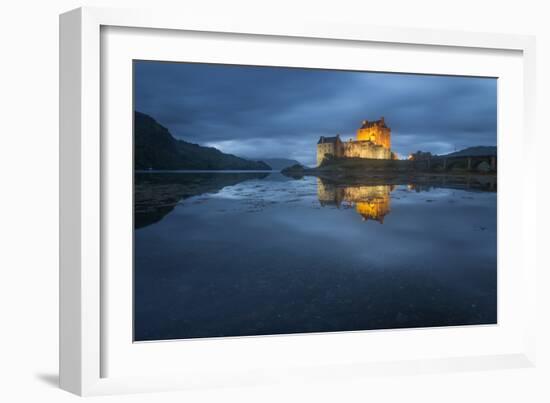 Castle On An Island In Scotland-Philippe Manguin-Framed Photographic Print