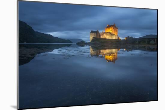 Castle On An Island In Scotland-Philippe Manguin-Mounted Photographic Print