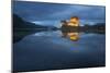 Castle On An Island In Scotland-Philippe Manguin-Mounted Photographic Print