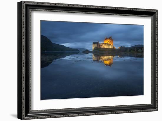 Castle On An Island In Scotland-Philippe Manguin-Framed Photographic Print