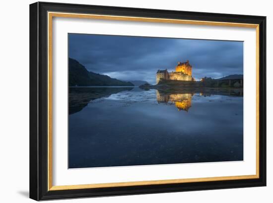 Castle On An Island In Scotland-Philippe Manguin-Framed Photographic Print