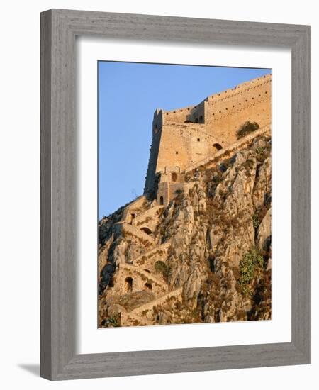 Castle on Peloponnes-Rainer Hackenberg-Framed Photographic Print