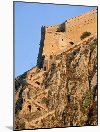 Castle on Peloponnes-Rainer Hackenberg-Mounted Photographic Print