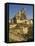 Castle on Skyline and Village Houses, Frias, Castile Leon, Spain, Europe-Michael Busselle-Framed Premier Image Canvas